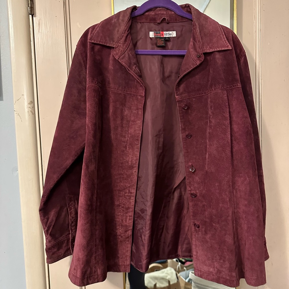 Suede Purple Jacket